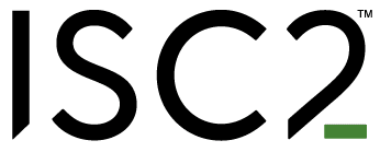 ISC2 logo in black letters with a small green rectangle under the number 2, representing innovation similar to a silent conference solution.